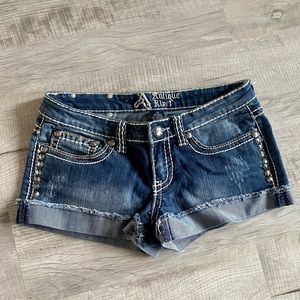 Antique Rivet jean shorts